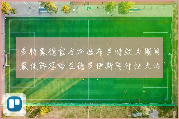 多特蒙德官方评选布兰特效力期间最佳阵容哈兰德罗伊斯阿什拉夫均入选