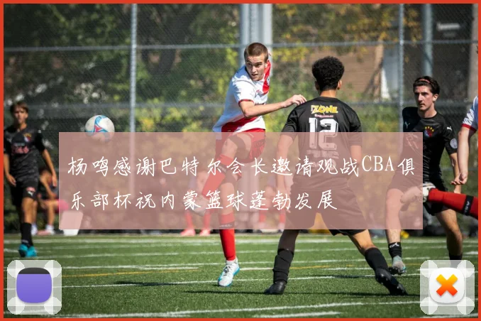 杨鸣感谢巴特尔会长邀请观战CBA俱乐部杯祝内蒙篮球蓬勃发展